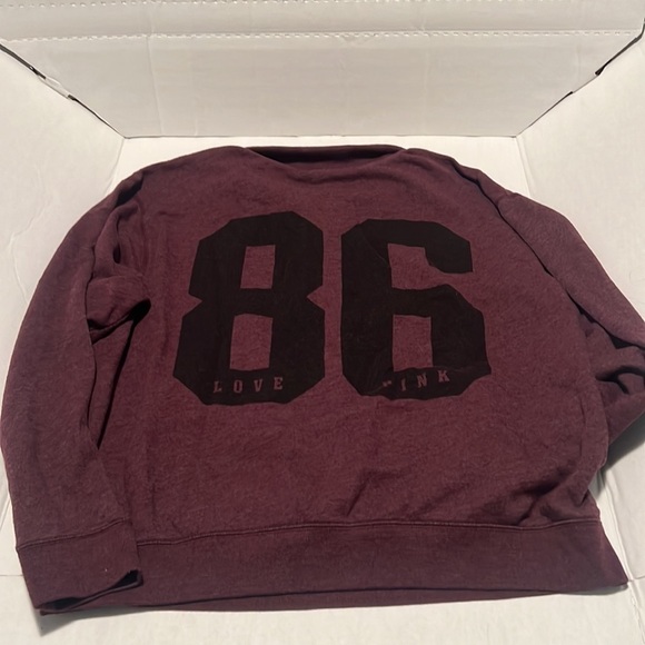 Pink large sweatshirt. 86 love - Picture 4 of 4